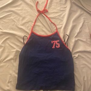 Forever 21 halter top navy